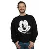 Disney Mens Mickey Mouse Face Sweatshirt