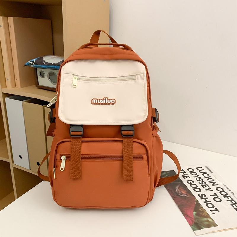 Large Capacity Waterproof Backpack Women's Multifunctional Nylon Backpack Unisex Student Schoolbag