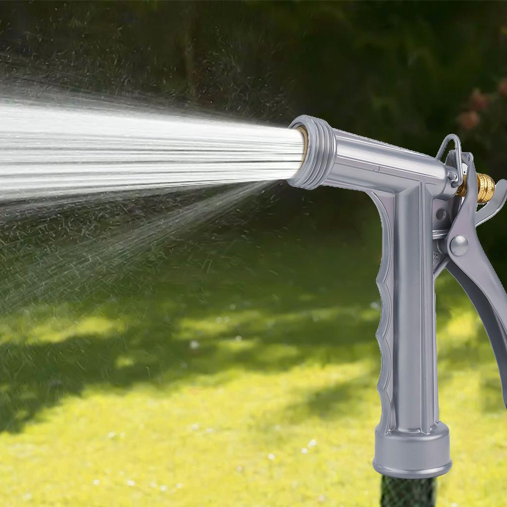 Garden Hose Nozzle High Pressure Pistol Grip Water Nozzle Car Wash Sprayer Lawn Watering Sprinkler Watering Plants Washing Cars