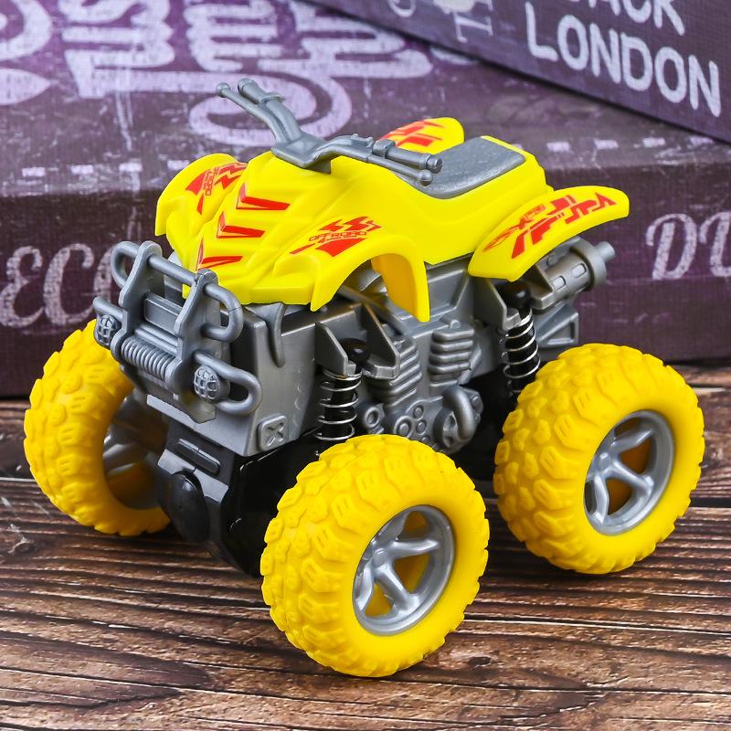 Children's Inertial Off-Road Stunt Car Toy Set - Educational Engineering Model for Boys