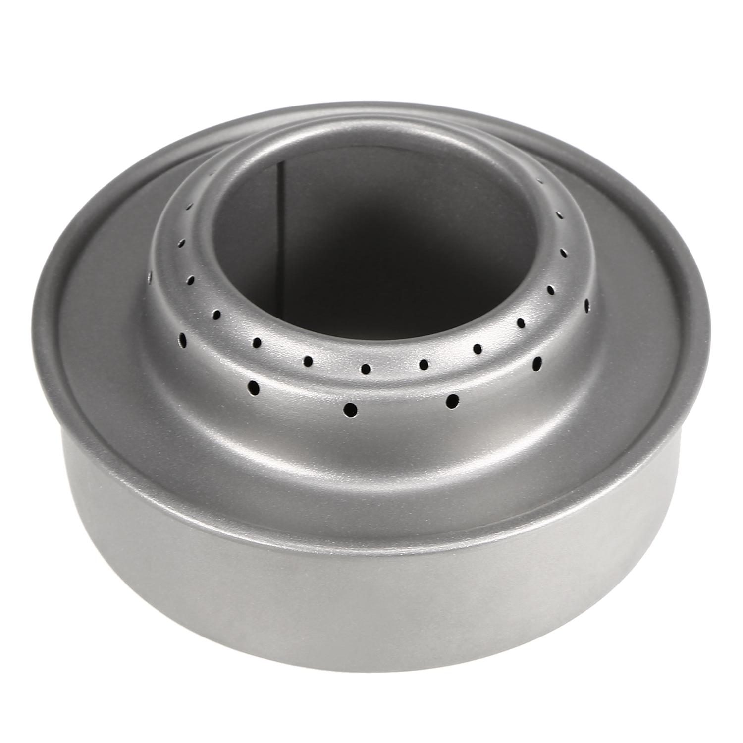 Титановая мини-спиртовая печь для кемпинга на открытом воздухе с крестообразной подставкой — фото 7