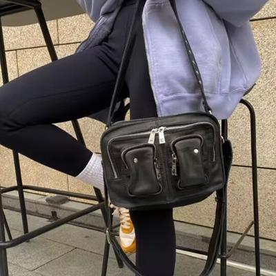 Women's Bag  New Fashionable Wandering Bag High-end Texture Underarm Bag Solid Color Crossbody Bag Versatile Shoulder Bag