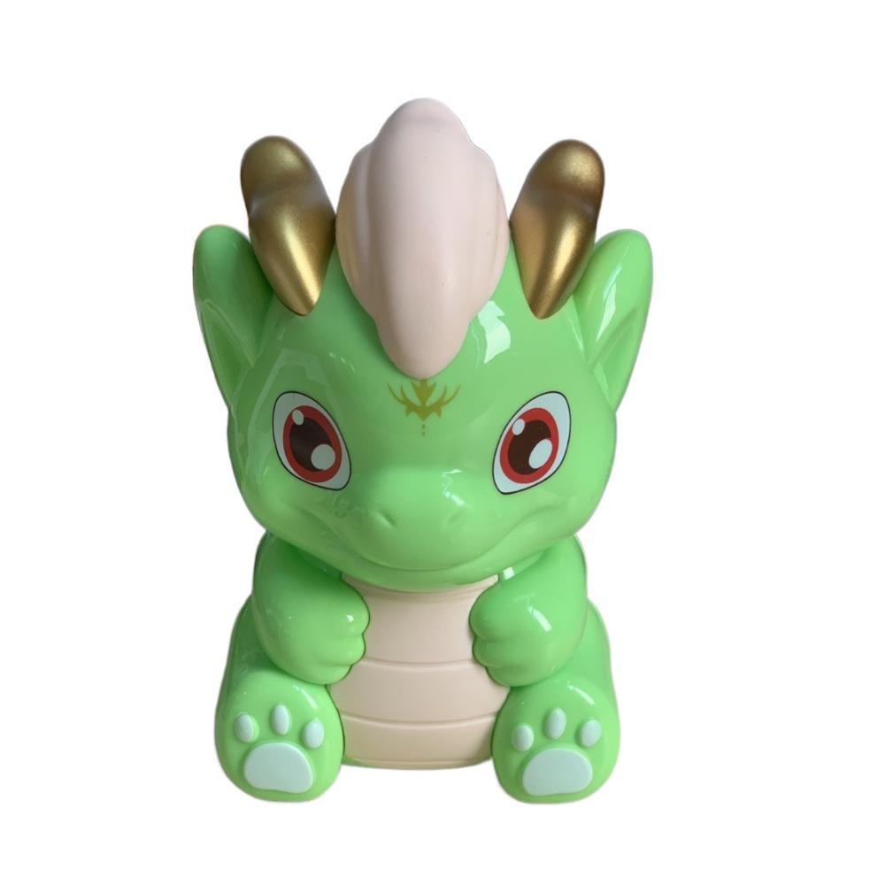 

Vivid Dragon Piggy Bank High Capacity Dragon Savings Toy Cartoon New Year s Piggy Bank Gift зелёный