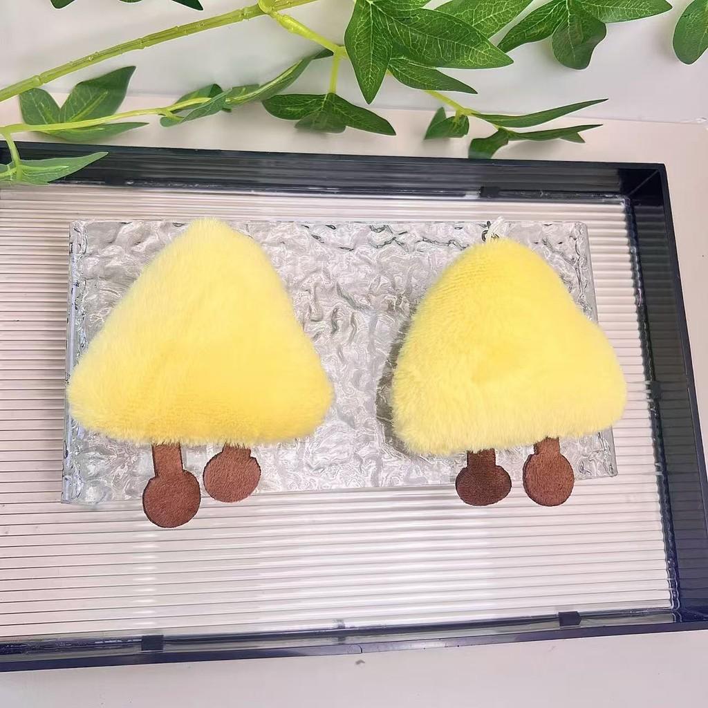 Plush Cheese Adorable Keychain Accessory Perfect For Students And Bags Fashionable