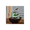 Fontaine - Kara - L 13 X L 12 X H 18 Cm - Éclairage LED - Résine - Intérieur