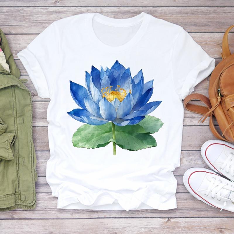 (Asian Size) lovely heart trend Graphic Short Sleeve T-shirts Lady Female Top Printed Fashion Clothing Women Casual T Shirt Tee