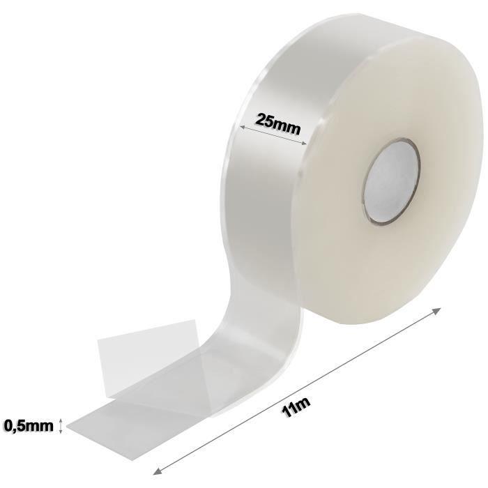 Ruban isolant - poppstar - 11m - silicone - 25mm - auto-fusionnant et étanche
