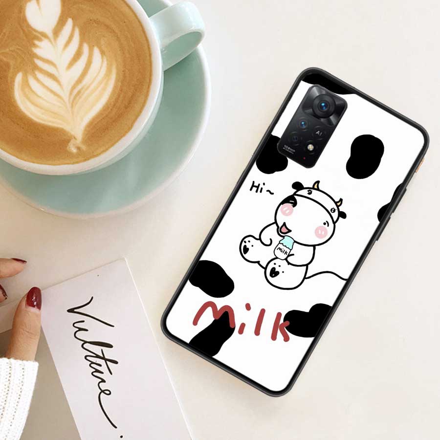 

Новый милый чехол для телефона с принтом коровы для Redmi Note 13 Pro 5G Plus 12 12C 10 10A 10C 9 9A 9C 9T 8 8A K60 K70 Pro Xiaomi Cover 7 7A 6 6A Redmi Note 13 4G