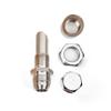 Bartoo-Universal Fitting E-VAC Scavenger Kit Exhaust Vacuum Kit With T304 Stainless Steel Vacuum Kit M18x1.5 Silver CR1019
