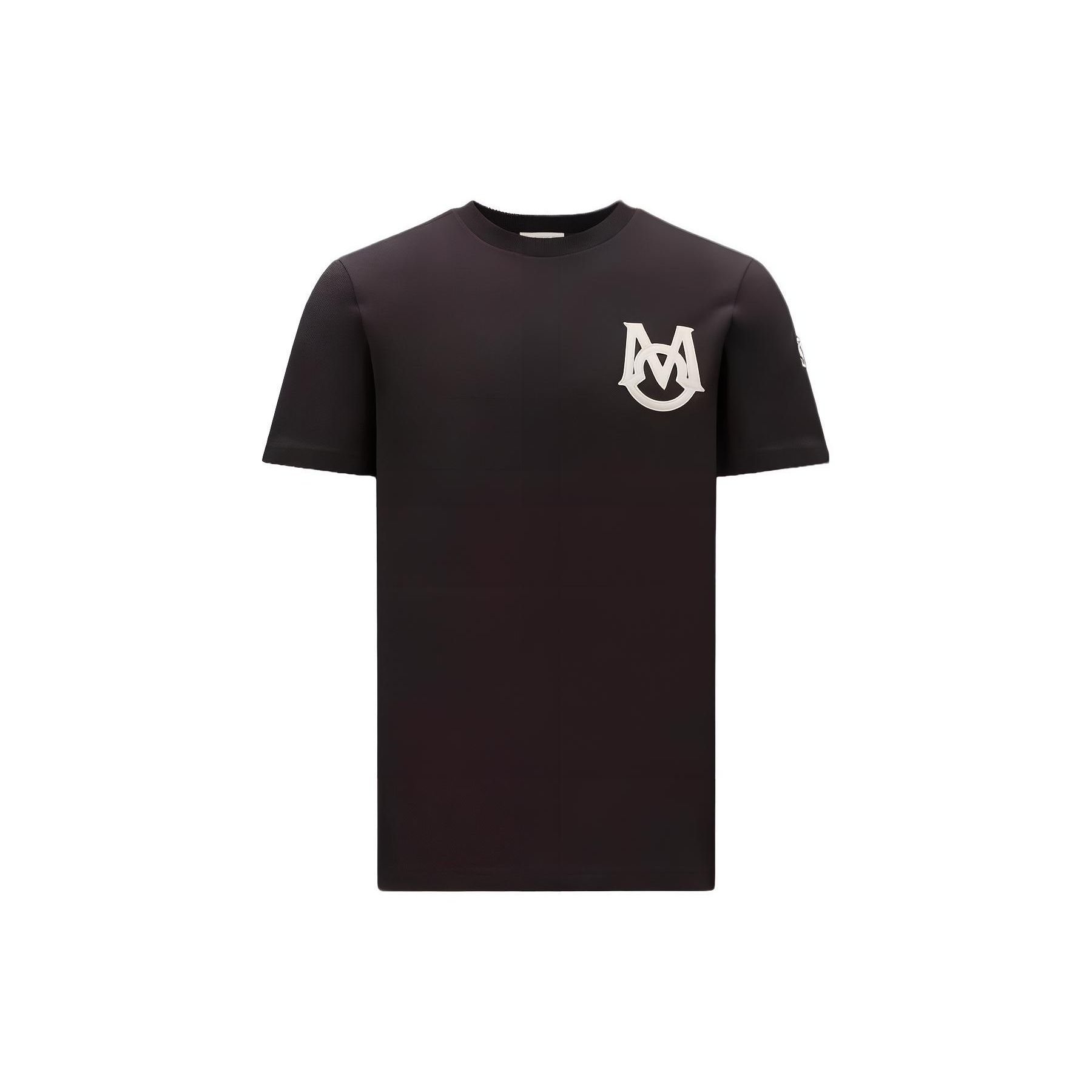 Moncler Letterpatroon Logo Ronde Hals Korte Mouw T-shirt Heren Tops I20918C000048390T999 M