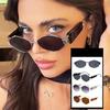 New Polygonal Metal Frame Sunglasses UV400 UV Resistant Fashionable Light Luxury High-end Sunshade Diamond Glasses