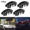 Universal Front Wiper Blade Arm Adapter Clip Type-A - Pack of 4 Black