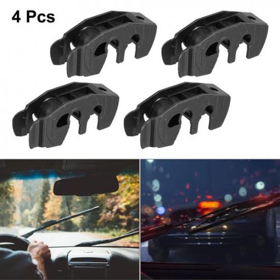 

Universal Front Wiper Blade Arm Adapter Clip Type-A - Pack of 4 Black