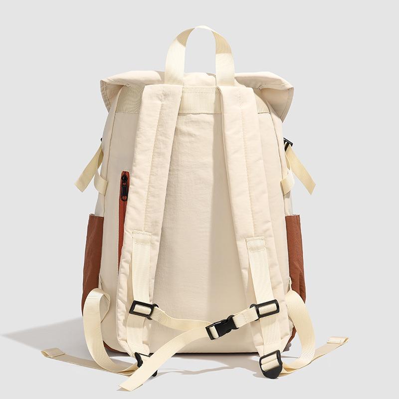 School Bag New Mountain High Value Fresh Contrasting Color Backpack Men and Women Simple Lightweight Travel Spring Outing Mountaineering Backpack