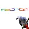 100/400Pcs Plastic Parrot Parakeet Bird Non-toxic C-clips Hooks Chain Chew Toys