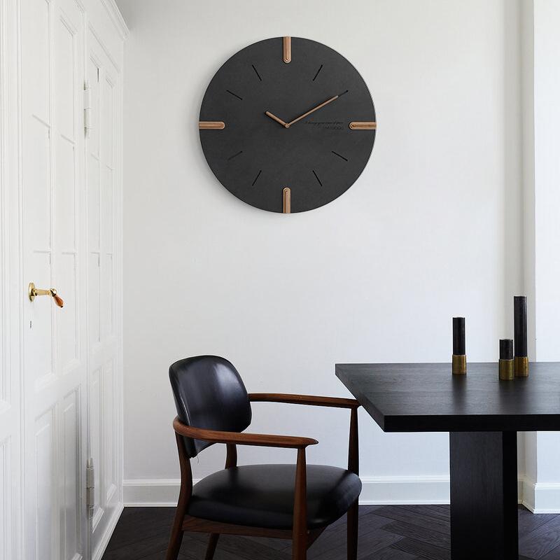 Modern Wall Clock Living Room Wall Watch Minimalist Bedroom Round Silence Clock Nordic Entrance Hall Decoration Accessories