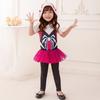 Halloween nieuwe Gwen Spider-Man cosplay gaas splicing showpak kinderjurk jurk jurk jurk