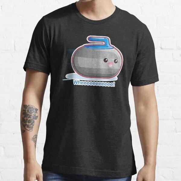 Cute Curling Stone Best Gift Idea Essential T-Shirt S-3XL M