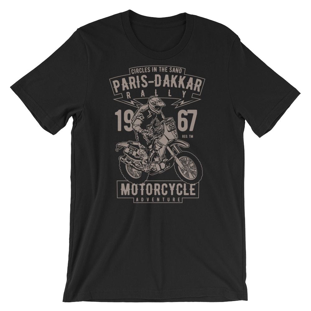 

Paris Dakkar Rally Motorcycle T-Shirt. 100% Cotton Premium Tee NEW 4XL