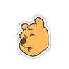 Psací potřeby Disney Akryl Winnie the Worried S3624943 Sun-Star Klip, Pú, Obličej,