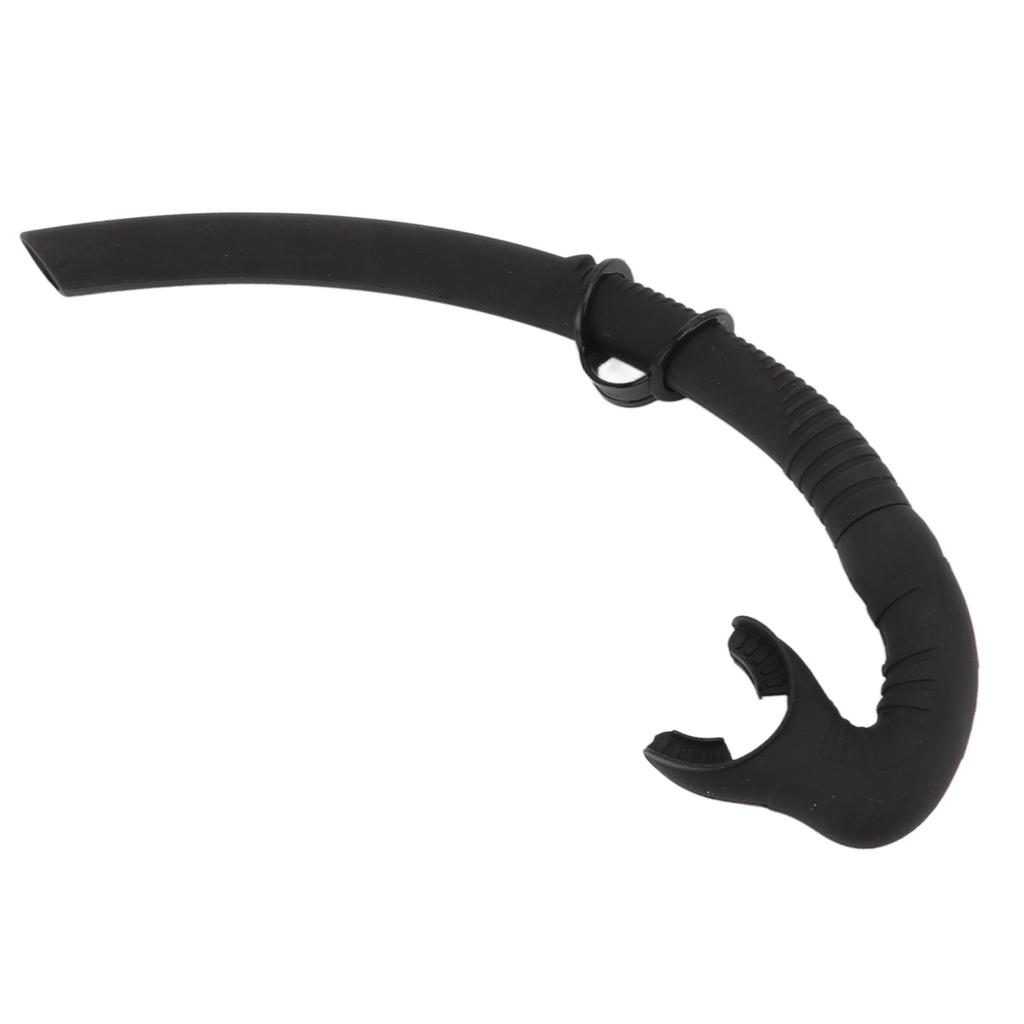 Diving Breathing Tube Foldable Soft Mouthpiece Silicone Freediving Snorkel for Spearfishing Swimming Snorkeling