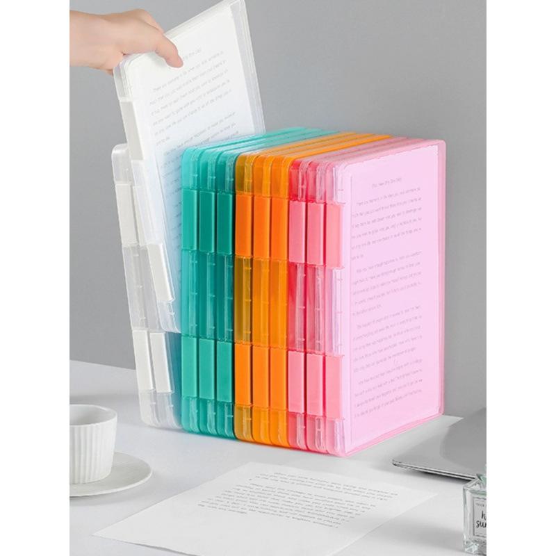 Transparent Desktop File & Paper Organizer Box