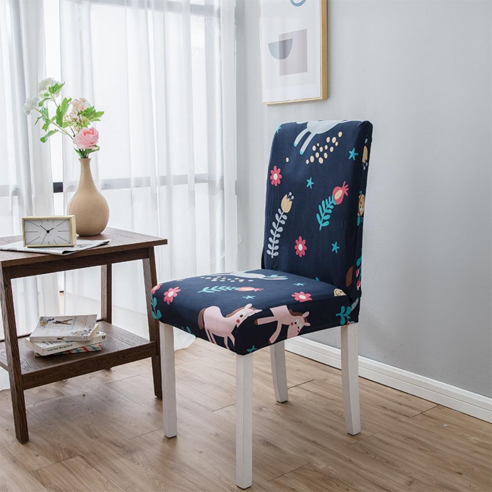 Chair Cover Full Set Dining Chair Covers Washable Stretchable Universal Fit for Home Office Restaurant