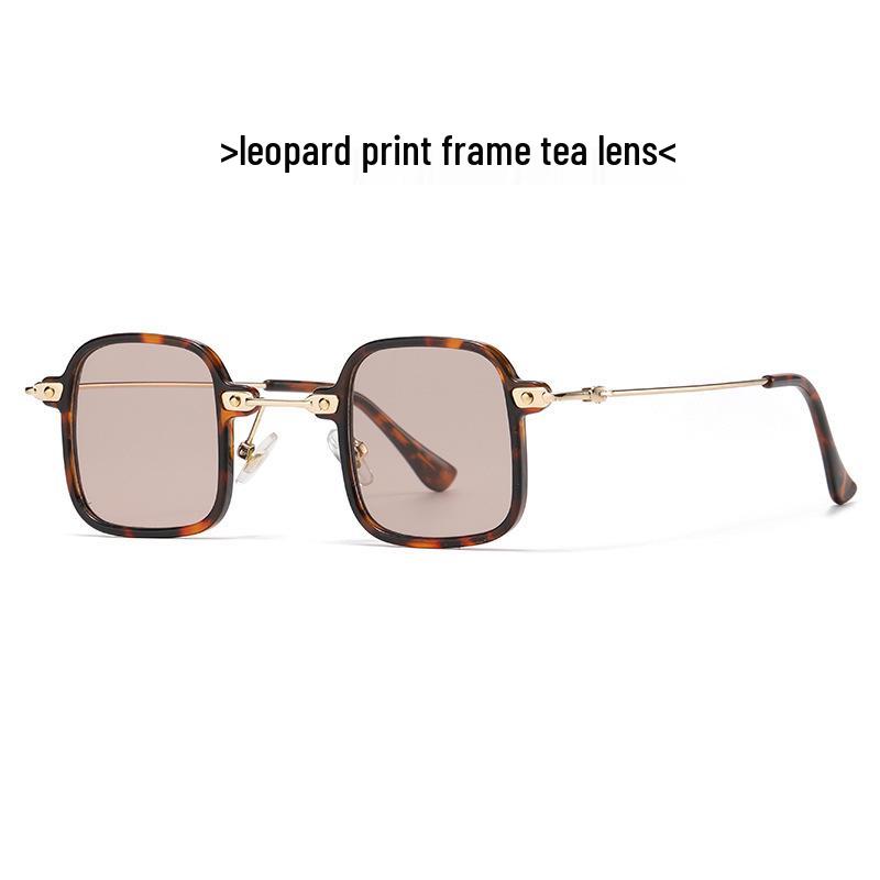 

Солнцезащитные очки унисекс с квадратной ретро-оправой: Европейский и американский уличный стиль 915