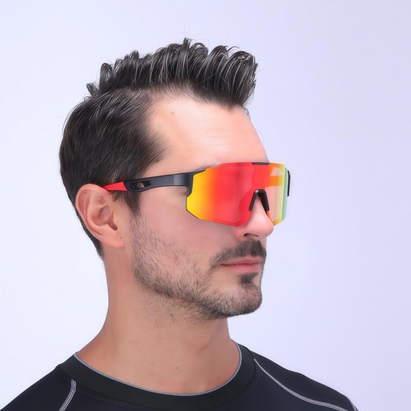 New Fashion Personality Sports Sunglasses Men And Women Bicycle Riding Sunglasses Colorful Sunglasses 66308