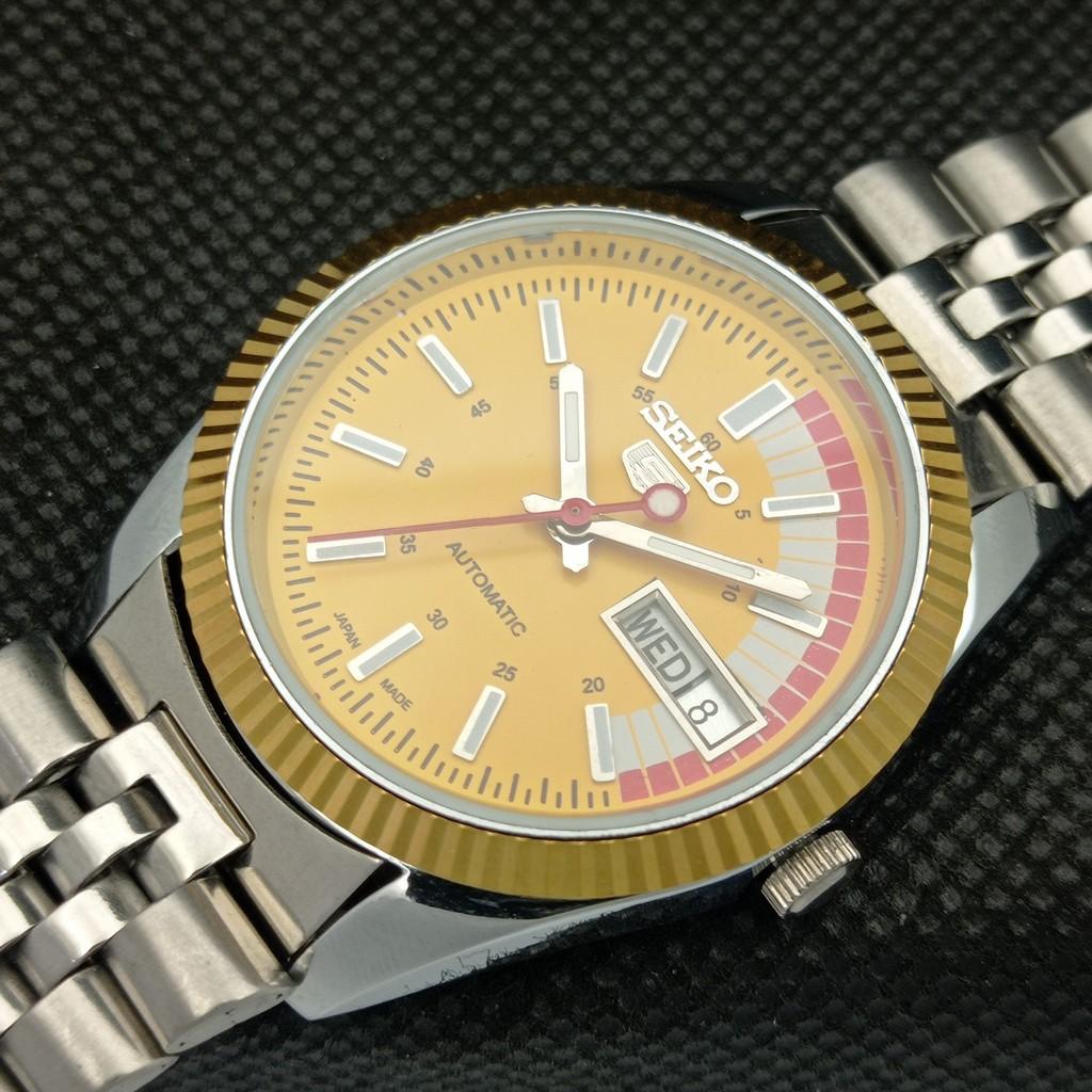 REFURBISHED VINTAGE SEIKO 5 AUTOMATIC PRESIDENT JAPAN MENS WATCH 575b-a305008-9 SKU575b-a305008