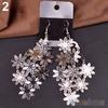 Kvinners VintageMulti-Layer Snowflakes Dingle Hook Elegante øredobber smykker