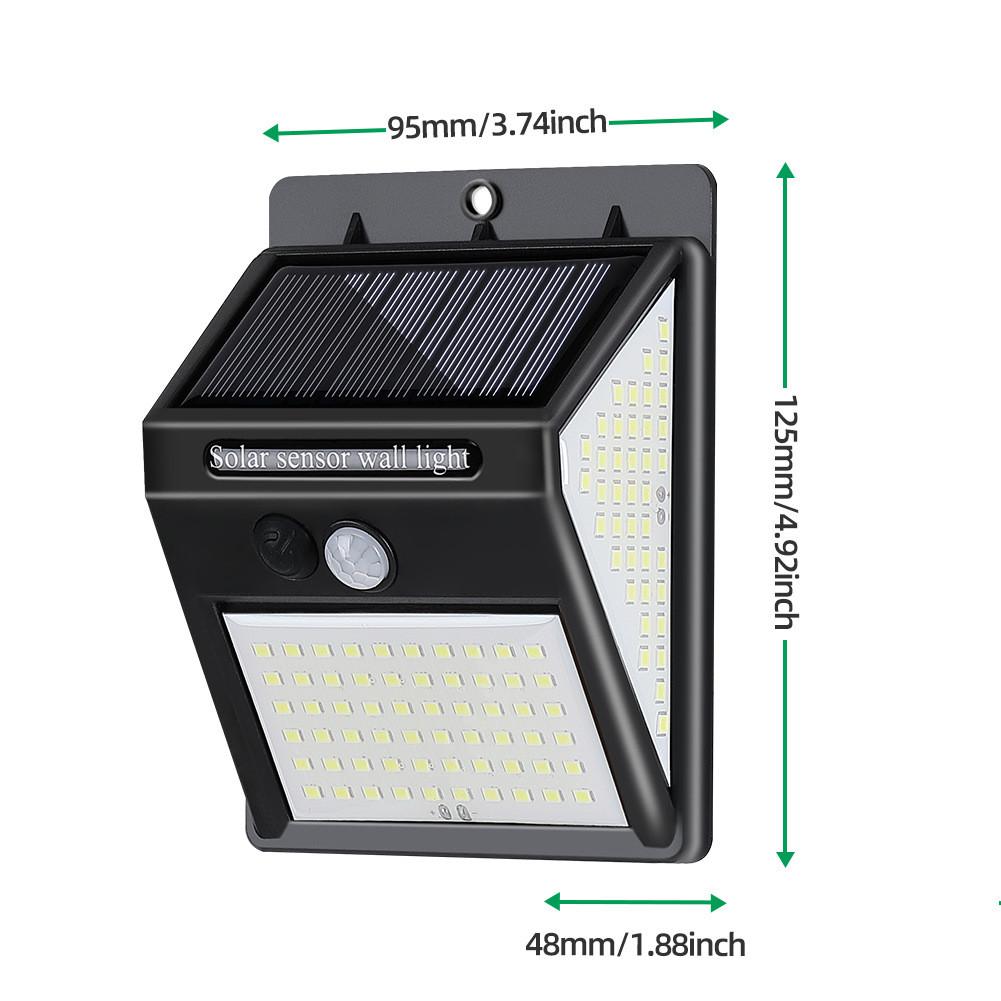 

140led Security Solar Light Outdoor Motion Sensor Lamp For Garden Courtyard Wall