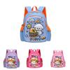 Trendy And Adorable Cartoon Kindergarten Backpack For Kids In Purple Pink Blue