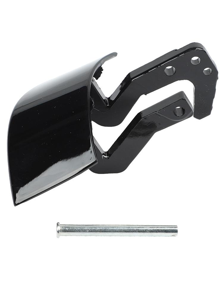 Metal Construction Door Handle Repair Black Finish