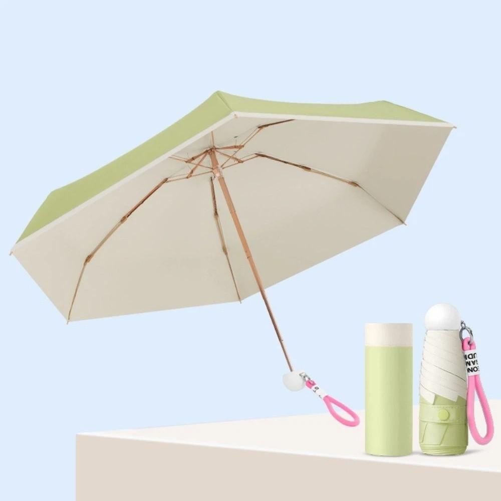 Ultraviolet Protection Pocket Parasol Folding Sun Shade Umbrella Portable Sun Umbrella  Outdoor