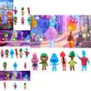 Crazy Element City Sammelfiguren-Set mit 6 PVC-Anime-Modellen