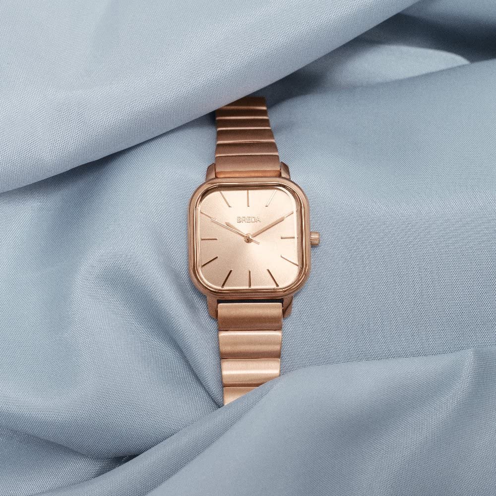 Breda Watch Esther Sunray Dial Bracelet Women Rose Gold 1735d