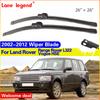 2Pcs Front Windshield Windscreen Window Wiper Blades For Land Rover Range Rover L322 Vogue HSE 2002-2012 2011 2010 2009 26"+26"