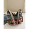 Vintage Damentasche mit Quaste, ethnisch, handgewebt, Umhängetasche für Damen, Hippie-Sling-Schultertaschen für Damenhandtasche
