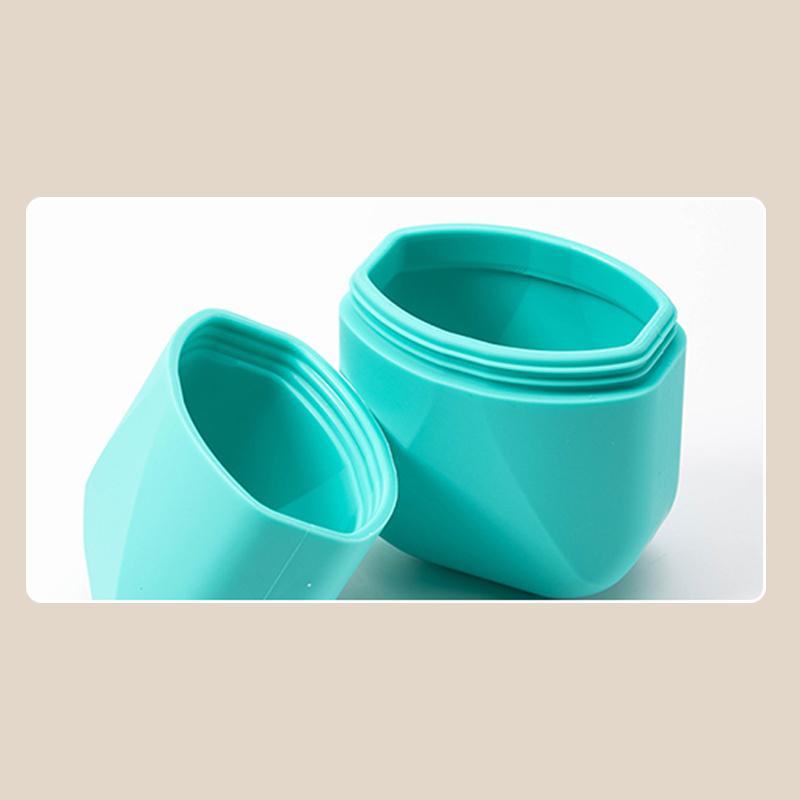 Reusable Facial Ice Roller Silicone Massage Tool Skin Soothing Puffiness Relief for Morning Routine
