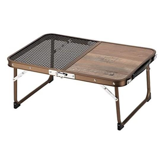 Captain Stag Outdoor Table Half Mesh Aluminum Bistro UC-578 (approximately) Width 600 Depth 400 Height 250 Mm