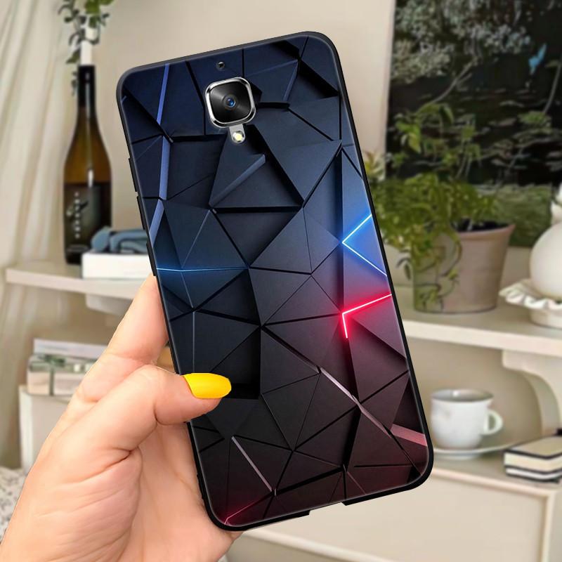 Case For OnePlus 3 3T Cover Black Soft TPU Silicone Back Cover For One plus 3T 3 T Phone Cases for OnePlus3T 1+ 3 1+3T Coques