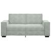 2 Seater Sofa Light Grey 180 X 78 X 84 Cm Velvet