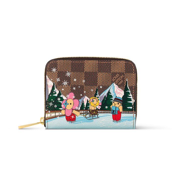 

Louis Vuitton Zippy Coin Purse Women Wallets Gold Brown N40721 Gift Set(Basic Set+Box+Shopping Bag)