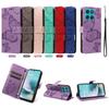 Flip Wallet Leather Case for Xiaomi Poco M8 Pro 5G M7 4g M7 Pro 5G Card Slots Holder Pocket Butterfly Cover Coque Funda