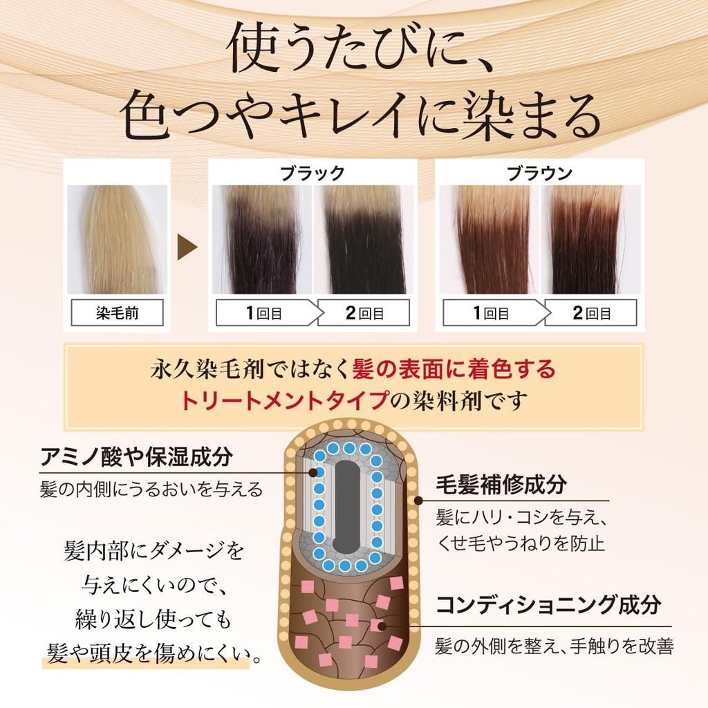 Hair Color Gray (AFC) Treatment, Domarun, 220g, Brown, Hair, Retouch, Silicone-Free