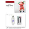 LED Christmas Ladder Lights with Santa Claus Decorations 8 Lighting Modes Outdoor Patio Garden Festive Party Wall & Tree Decor