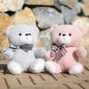 Eight-inch Claw Machine Bear Bib Bear Doll Teddy Bear Plush Toy Children's Sleeping Doll Birthday Gift