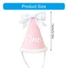 Infant Fabric Birthday Hat Festival Celebration Headwear Caps with Lovely Bowknot Detailing for Toddler