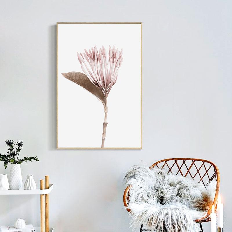 Flores Botánicas Planta Arte Abstracto Pintura en Lienzo Sala de Estar Dormitorio Café Cibercafé Decoración de Pared Impresión Diversión